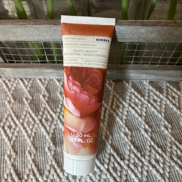 Korres Cashmere Rose Elasti-smooth Body Butter. 1.69 fl oz. Factory sealed. - Picture 1 of 5
